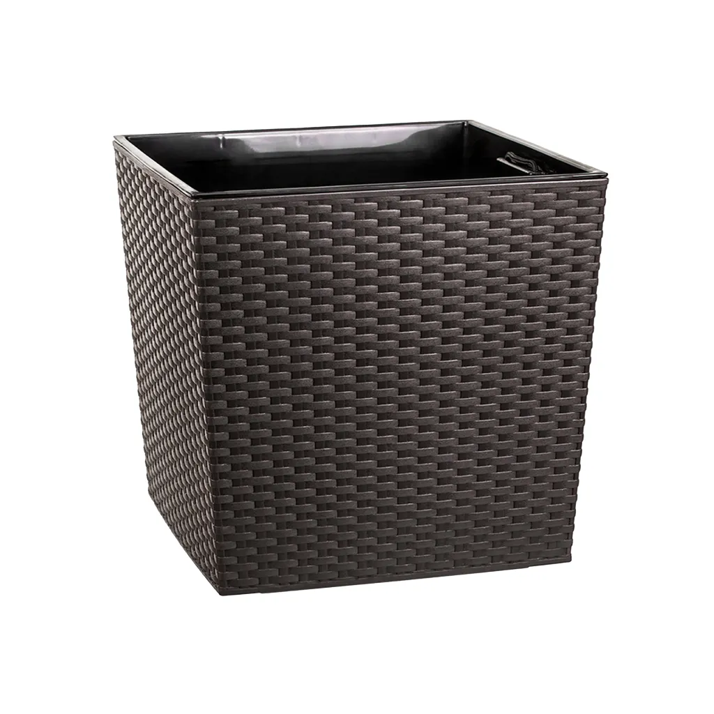 5. MCX088000 MACETA CUADRADA ESTILO RATÁN 30X30X30 - MARRON MORO.webp