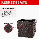2. MCX088000 MACETA CUADRADA ESTILO RATÁN 30X30X30 - MARRON MORO.webp