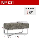 4. 1281 PUFF GRANDE BANDEJA BLANCO MOCCA CROMADO.webp
