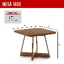 3. 1593 MESA CUADRADA TAPA NOGAL BASE FREIJO ROSE.webp