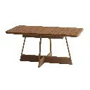 5. 1592 MESA RECTANGULAR TAPA NOGAL BASE FREIJO ROSE COBRE-convertido-a-grande.webp