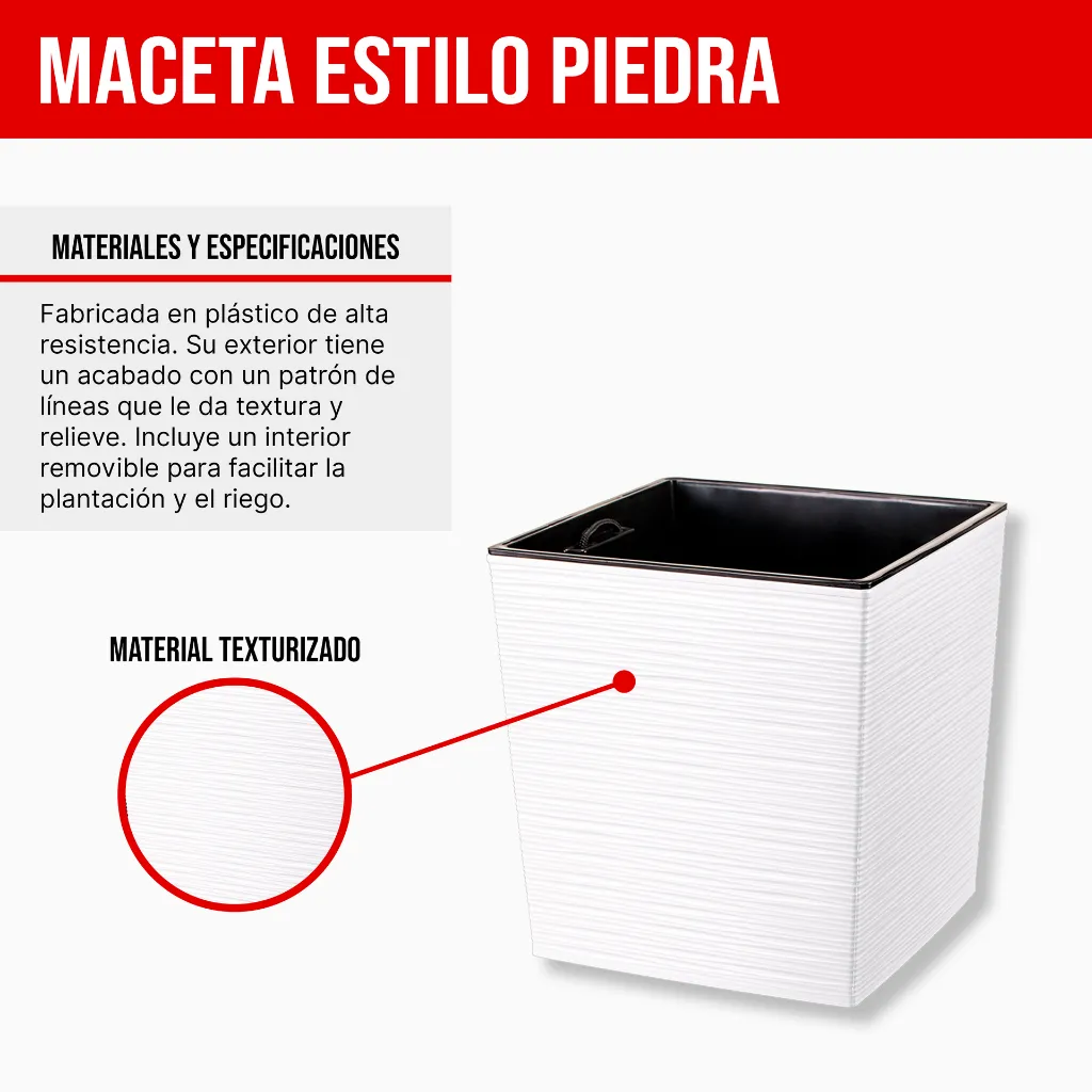 2. MCX076000 MACETA CUADRADA ESTILO PIEDRA 30X30X30 - BLANCO.webp