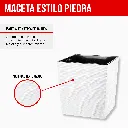 2. MCX078000 MACETA CUADRADA ESTILO PIEDRA 40X40X40 - BLANCO.webp