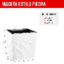 4. MCX078000 MACETA CUADRADA ESTILO PIEDRA 40X40X40 - BLANCO.webp