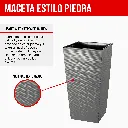 2. MCX079000 MACETA CUADRADA ESTILO PIEDRA 40X40X76 - PLOMO.webp