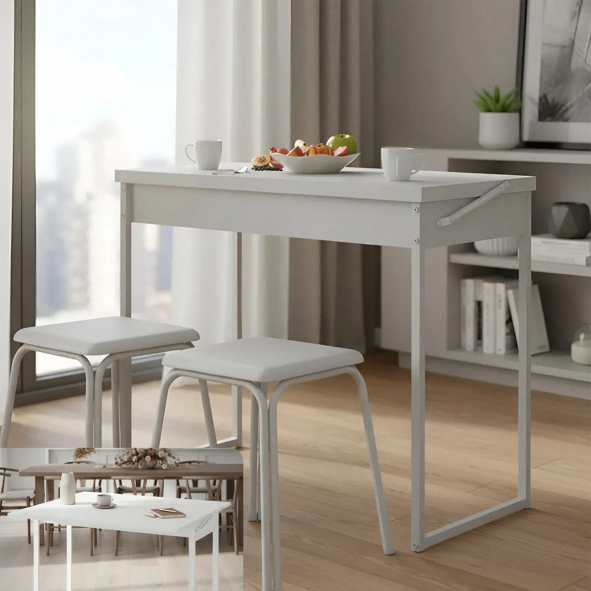 Mesa Vika Plegable Blanca