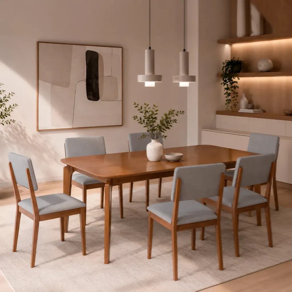 20509722 MESA FICUS NATUAME RECTANGULAR 1.80 S/VIDRIO - MADERA/CINAMOMO