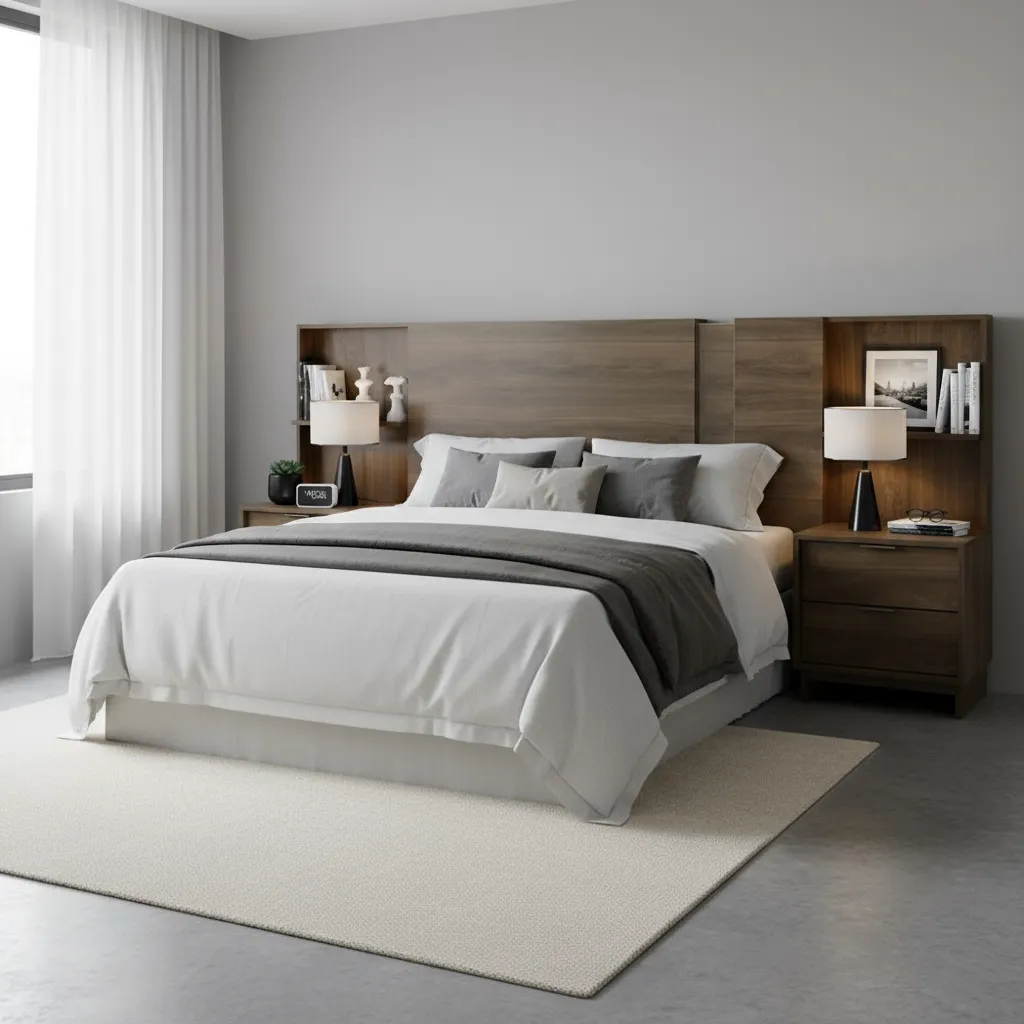 [CABECERA 1113 LEGNO] Espaldar para Cama Atlas Legno