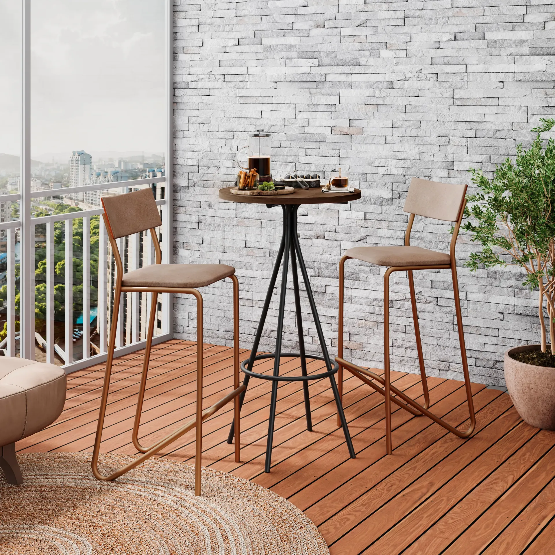 1575 MESA LEGNO NEGRO MATE