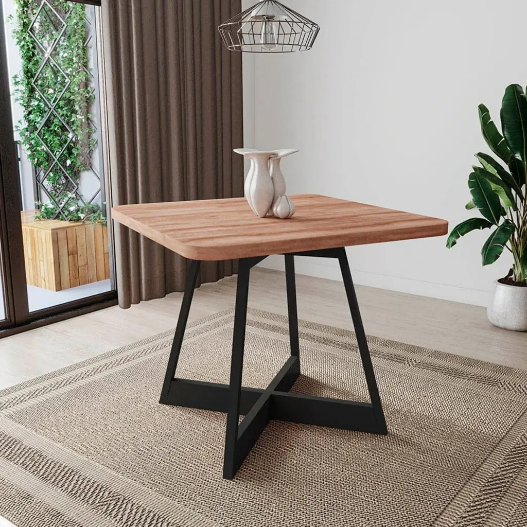 Mesa Atria Quad Nogal Negro
