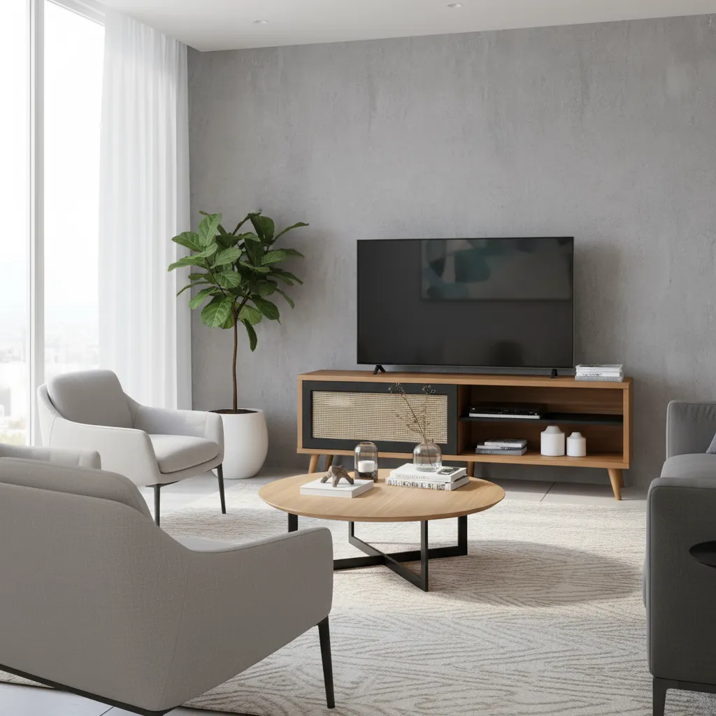Rack para TV Nórden Freijo Trend - Negro