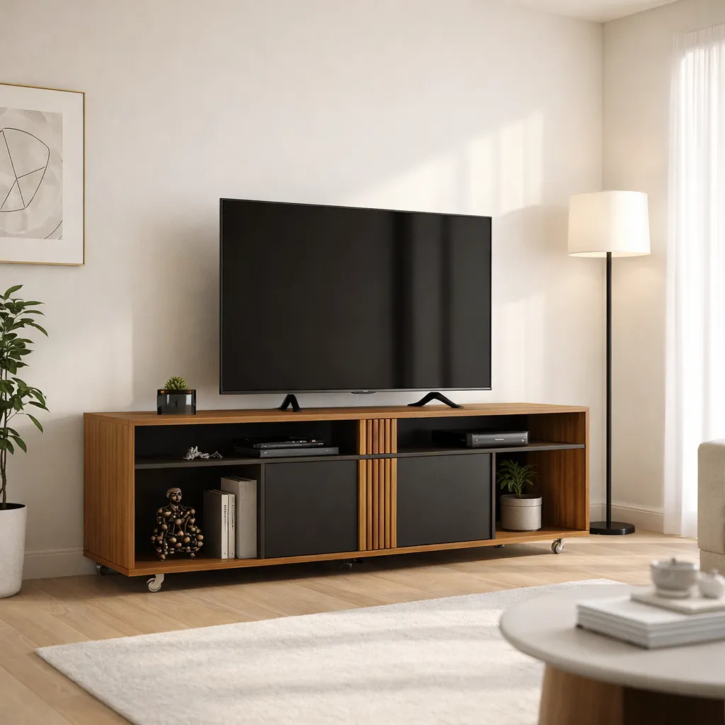 Rack para TV Vira Freijo Trend - Negro