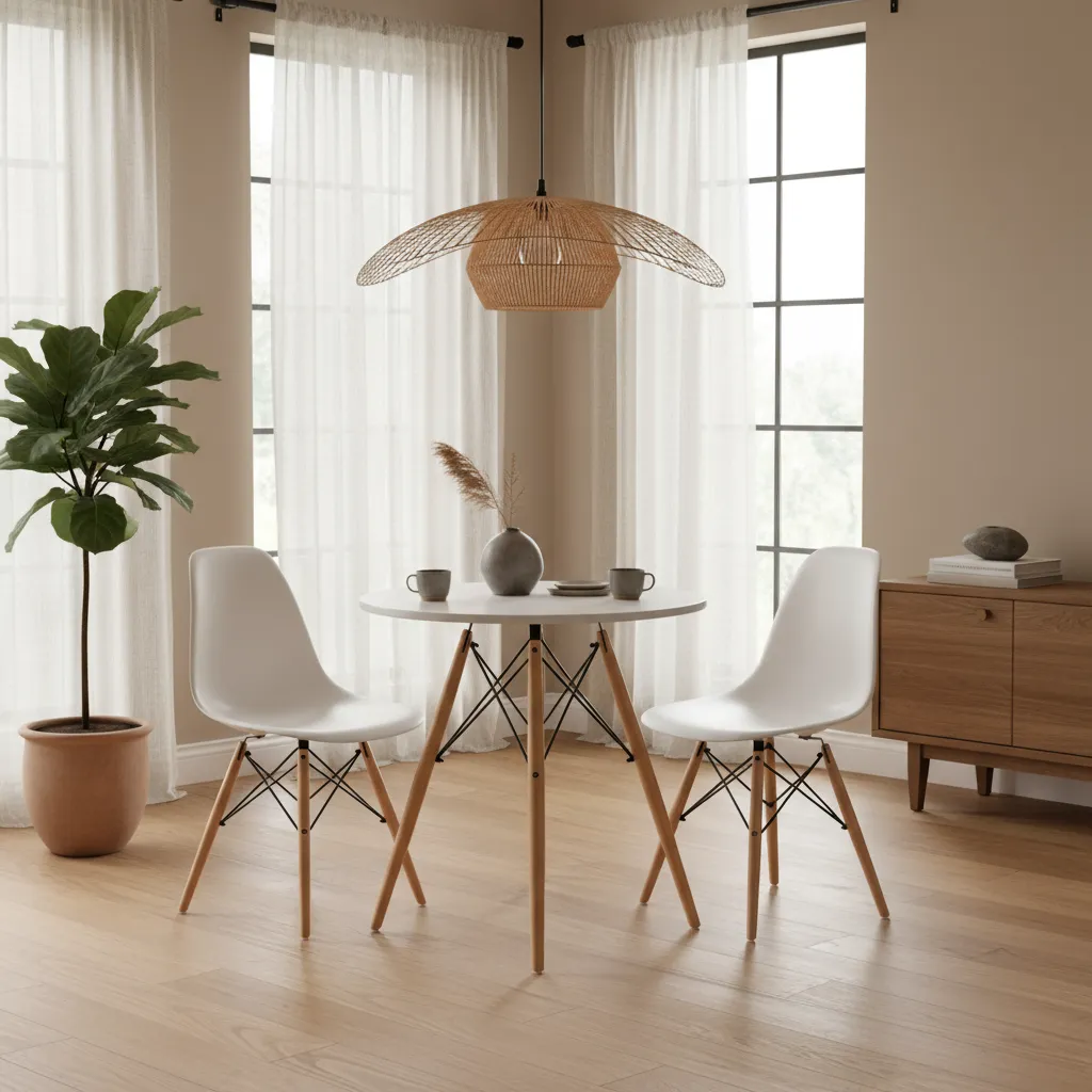 [6183 MESA EAMES REDONDA EAMES ∅70 BLANCO] 6183 MESA EAMES REDONDA EAMES ∅70 BLANCO