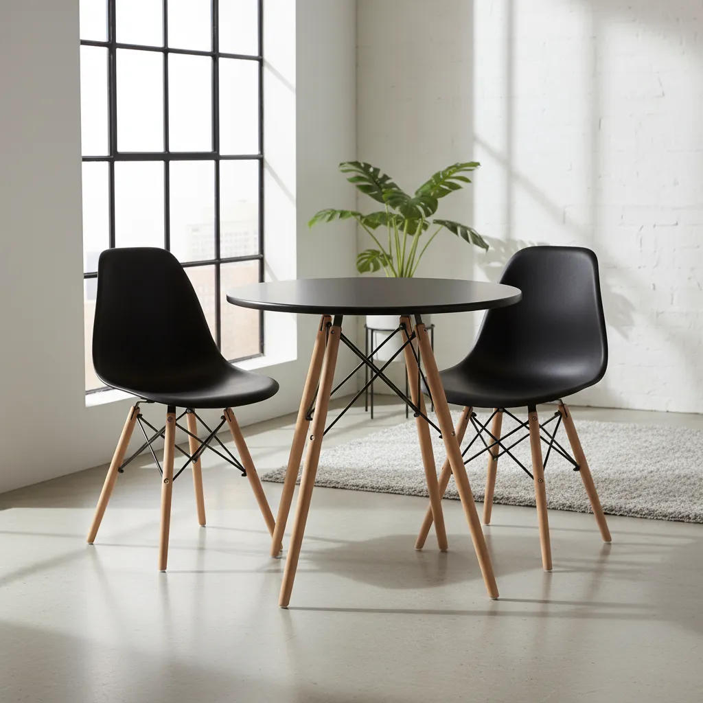 [6183 MESA EAMES REDONDA EAMES ∅70 NEGRO] 6183 MESA EAMES REDONDA EAMES ∅70 NEGRO