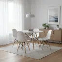 6185 MESA EAMES REDONDA EAMES ∅110 BLANCO
